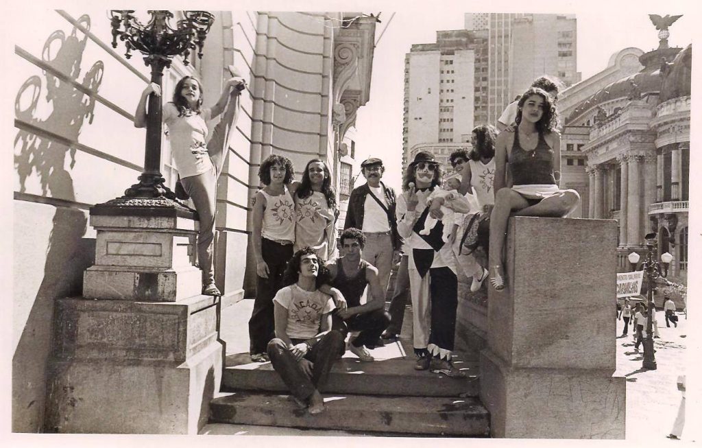 Grupo AbrAcAdAbrA chega ao Rio de Janeiro em 1981. Foto: Arquivo