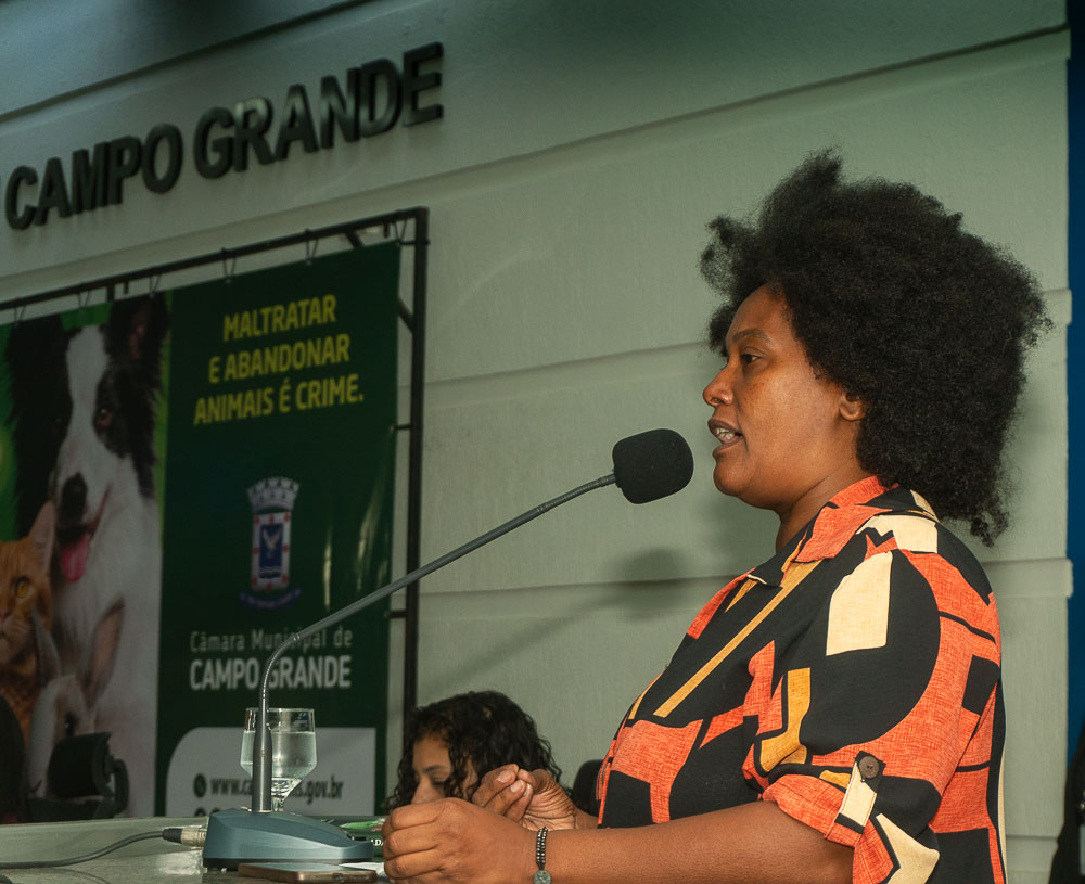 (14.dez.23) - Romilda Pizani denuncia calote de Adriane Lopes a editais culturais em Campo Grande. Foto: Tero Queiroz