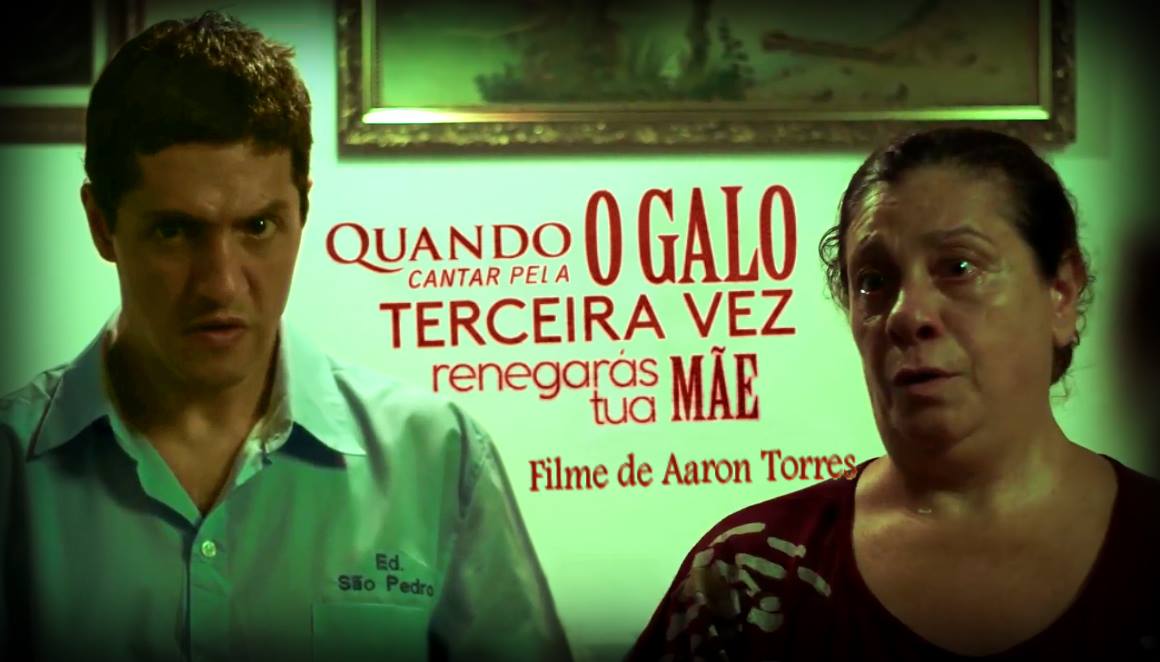 Cartaz de um filme dirigido por Aaron no Rio de Janeiro. Foto: Reprodução