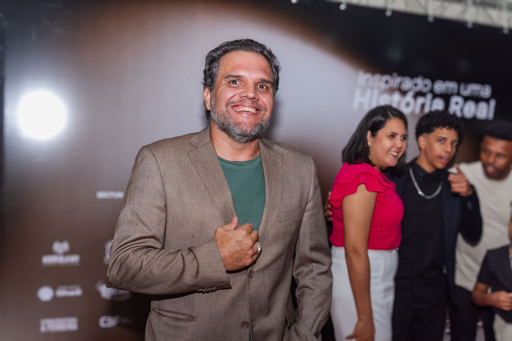 O ator Pablo Lima na première do filme 'Quando Ele Chega'. Foto: Tero Queiroz 
