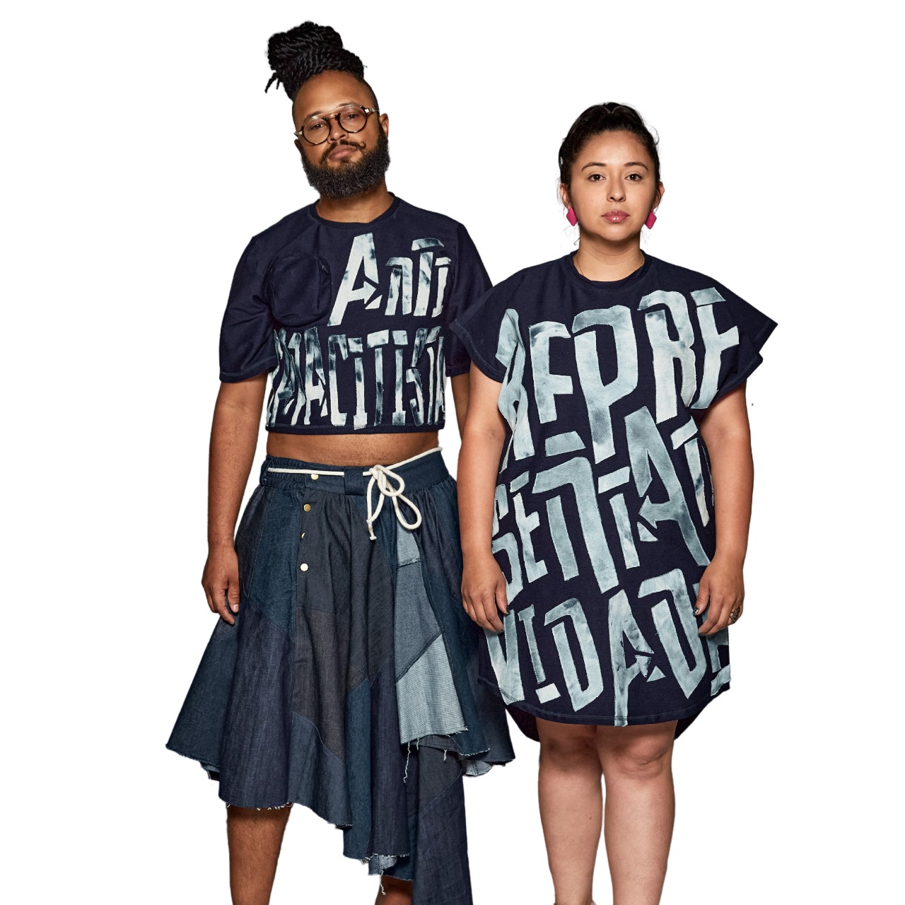 Eduardo e Luane, idealizadores do prêmio Bocaiúva de Moda Inclusiva, uma iniciativa pioneira em moda inclusiva na região Centro-Oeste.