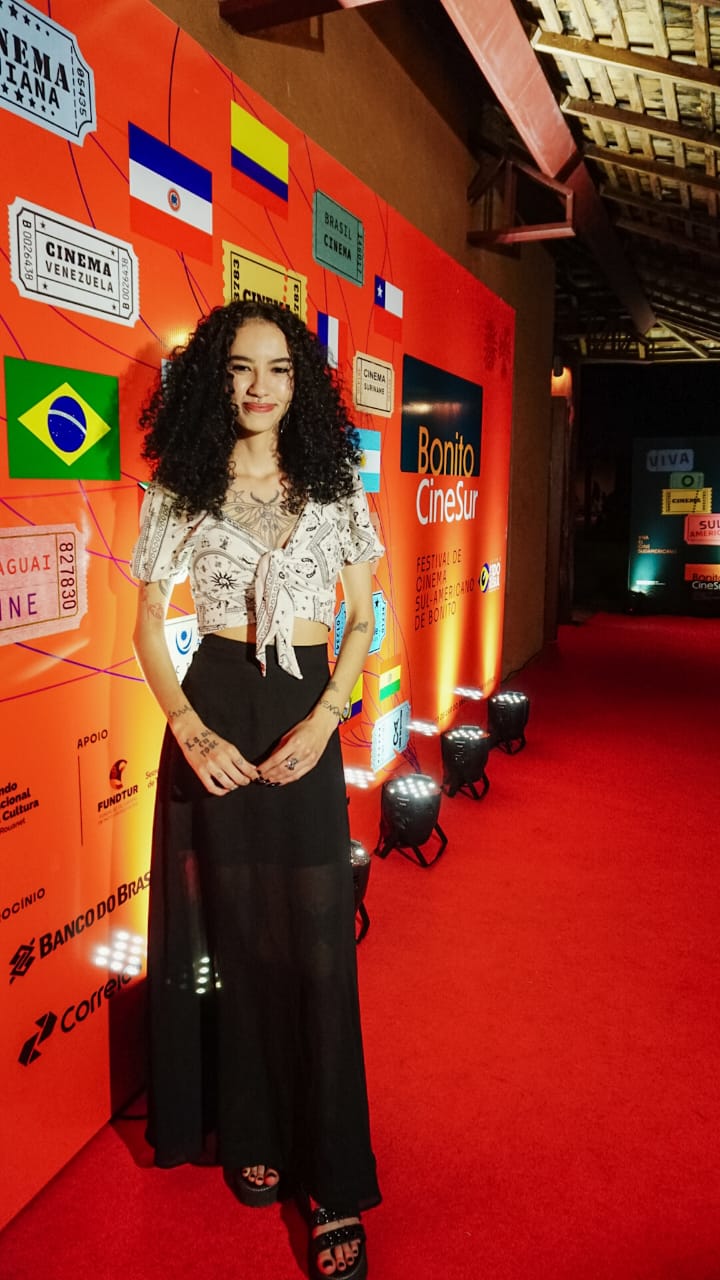 May Rocha celebra seu primeiro filme no Bonito Cinesur. Foto: Tero Queiroz