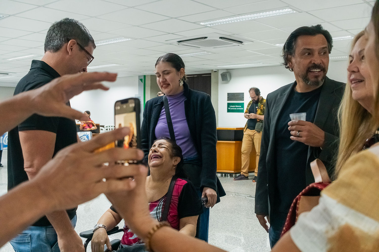 Beth, Giovana Zottino e o secretário de Turismo, Esporte e Cultura, Marcelo Miranda. Foto: Tero Queiroz