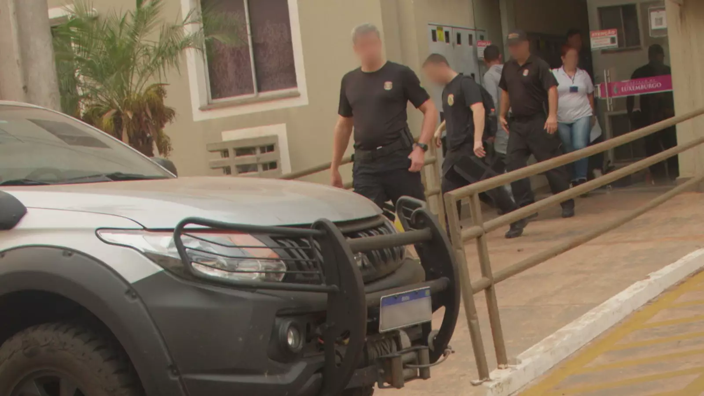 Polícia Federal realizou busca e apreensão no centro de Campo Grande. Foto: Reprodução