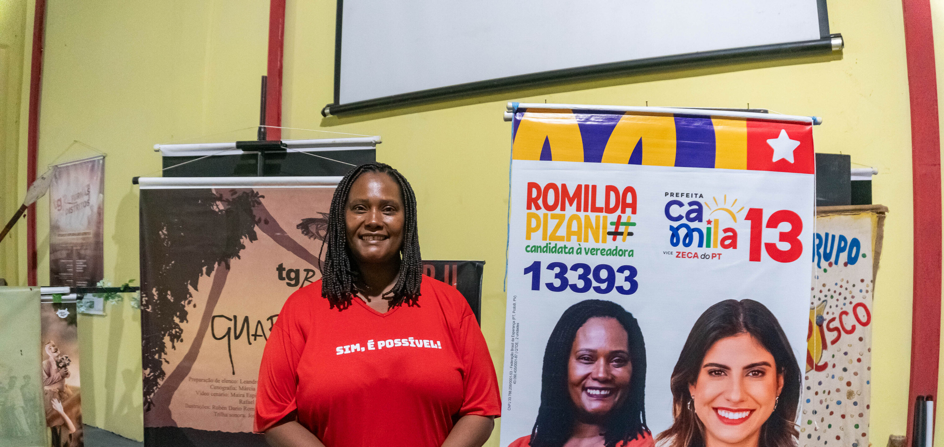 Romilda Pizani deseja que eleitos ao não, candidatos que se dizem ser ativistas da cultura, estejam na luta no futuro. Foto: Tero Queiroz