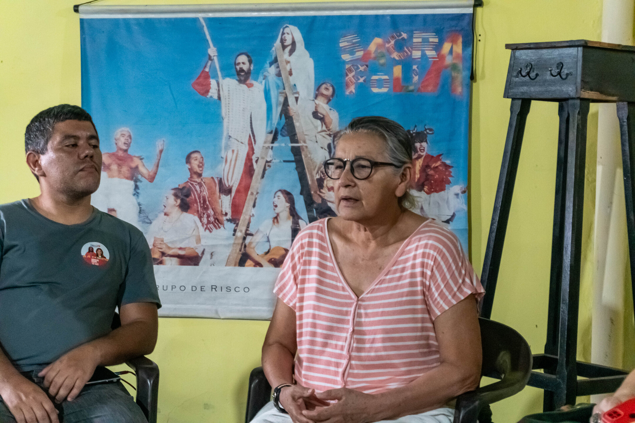 Roma Román esteve num encontro com Romilda Pizani e declarou apoio à candidatura dela. Foto: Tero Queiroz 