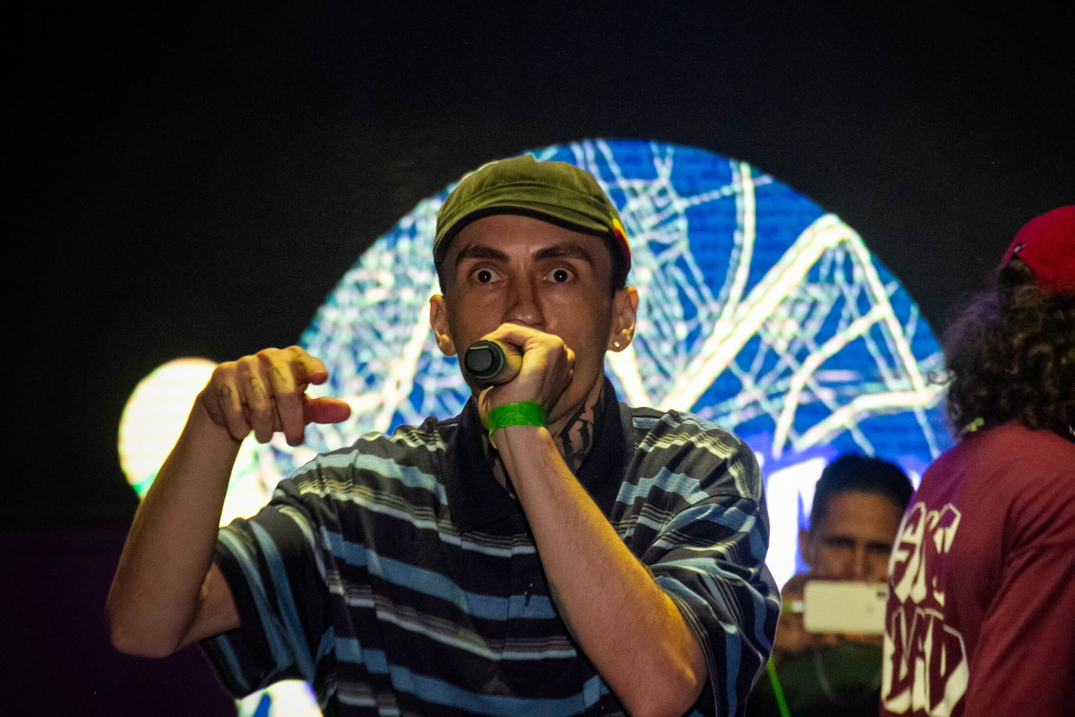 MC Miliano durante o Duelo dos MCs 2024, em Campo Grande (MS). Foto: Tero Queiroz