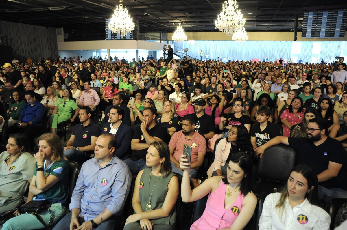 Público no evento