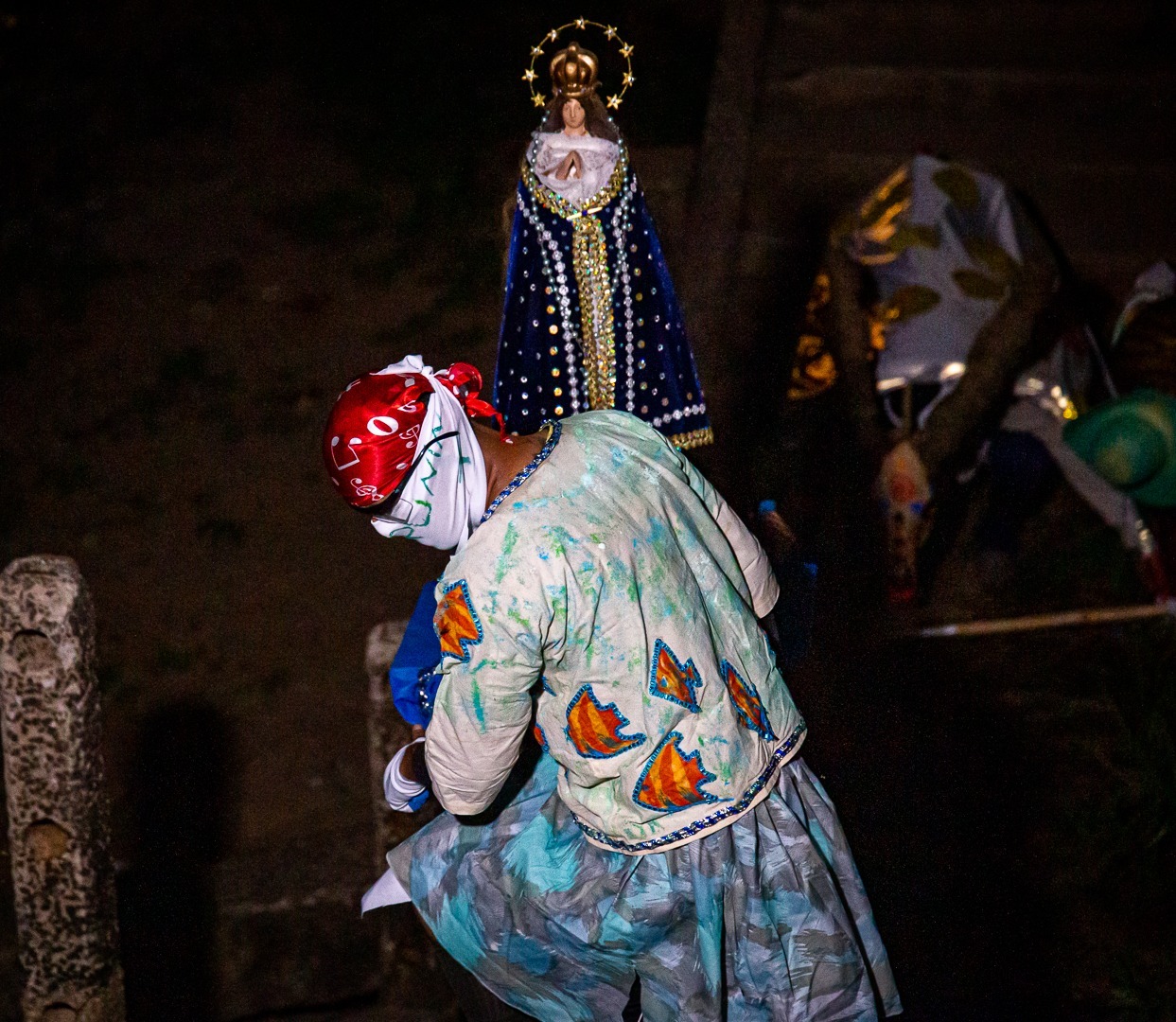 Festival mescla tradicções e religiões fronteiriças. 