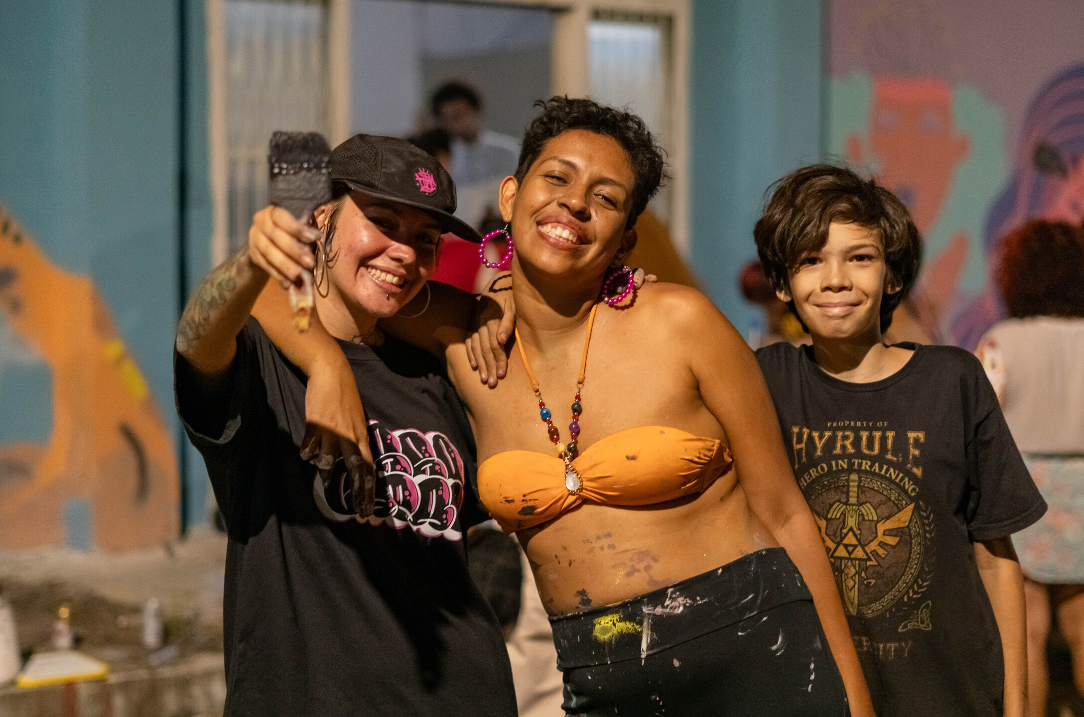 Erika Pedraza e Thapz idealizadores do 1º encontro de Hip Hop de 2025. Foto: Tero Queiroz