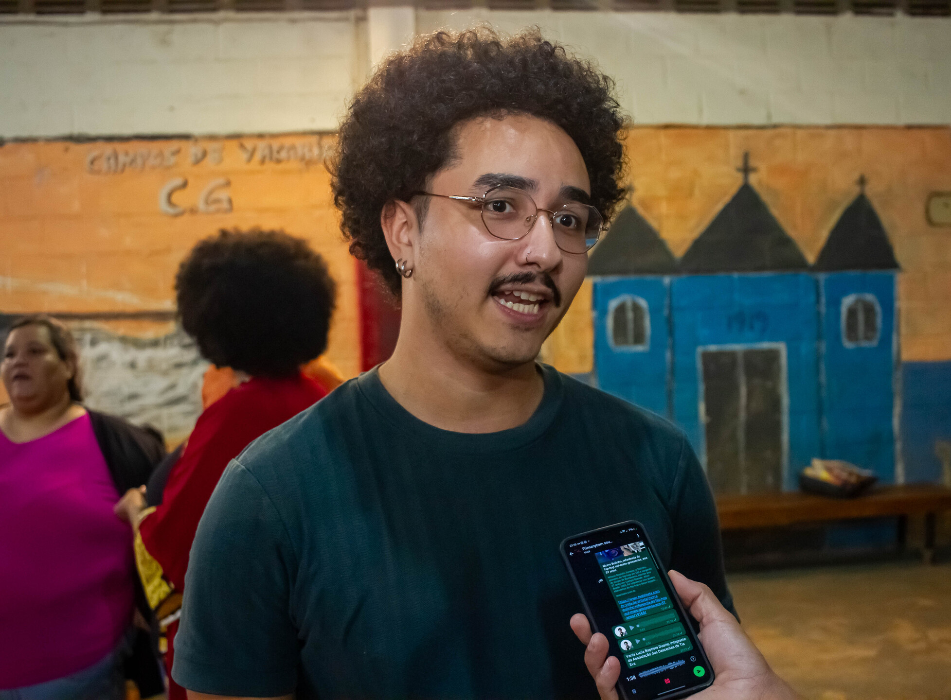 Raylson elogiou o Olubayo e destacou a forte conexão do público com seu filme 'Águas'. Foto: Aly Freitas