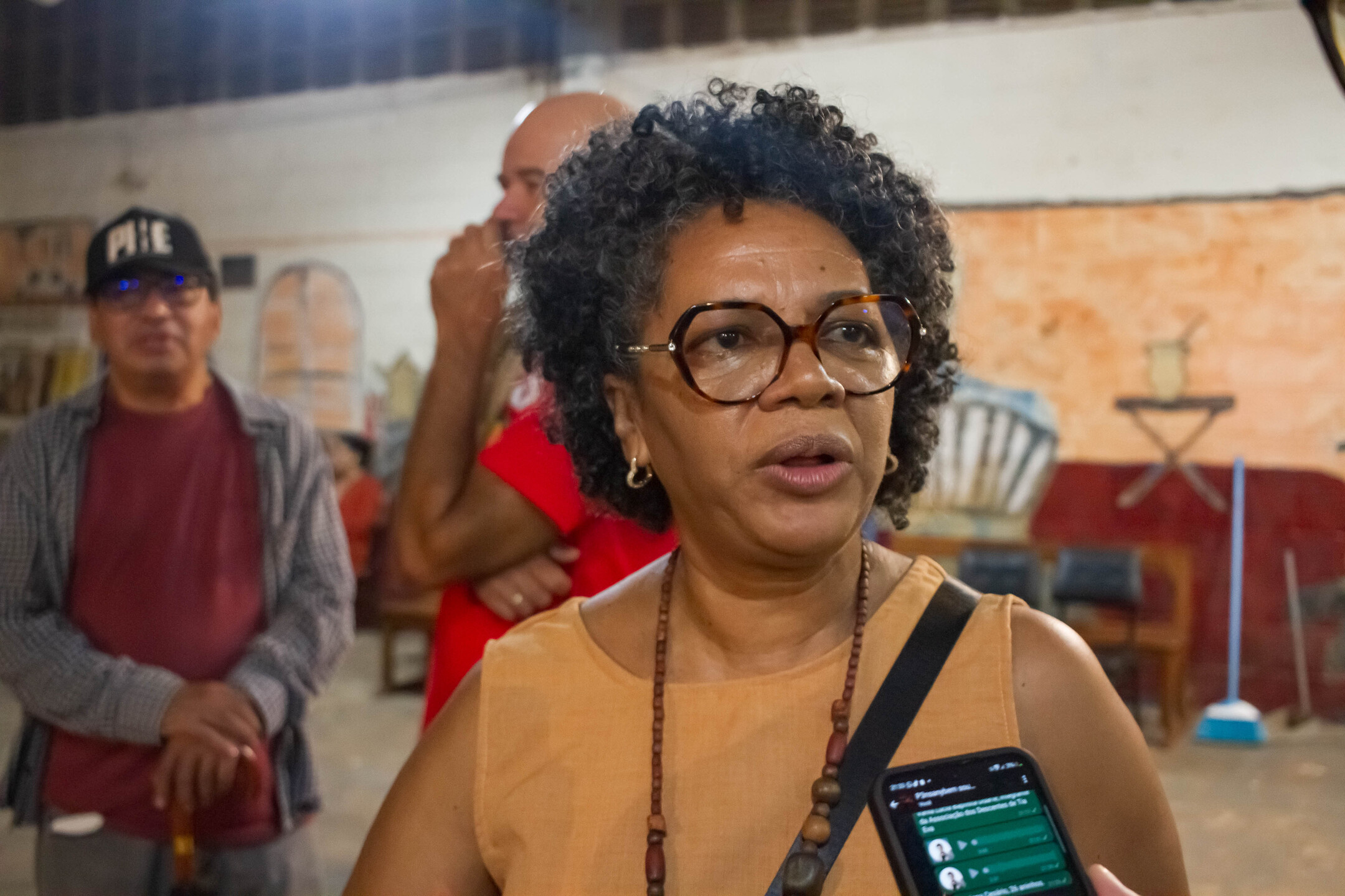 Irinéia exaltou os filmes exibidos na sessão Olubayo. Foto: Aly Freitas