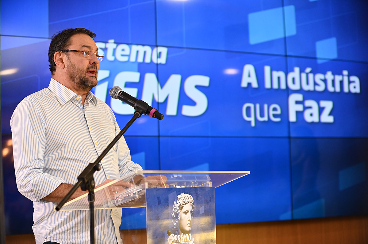 Sérgio Logen, presidente da FIEMS. Foto: Reprodução