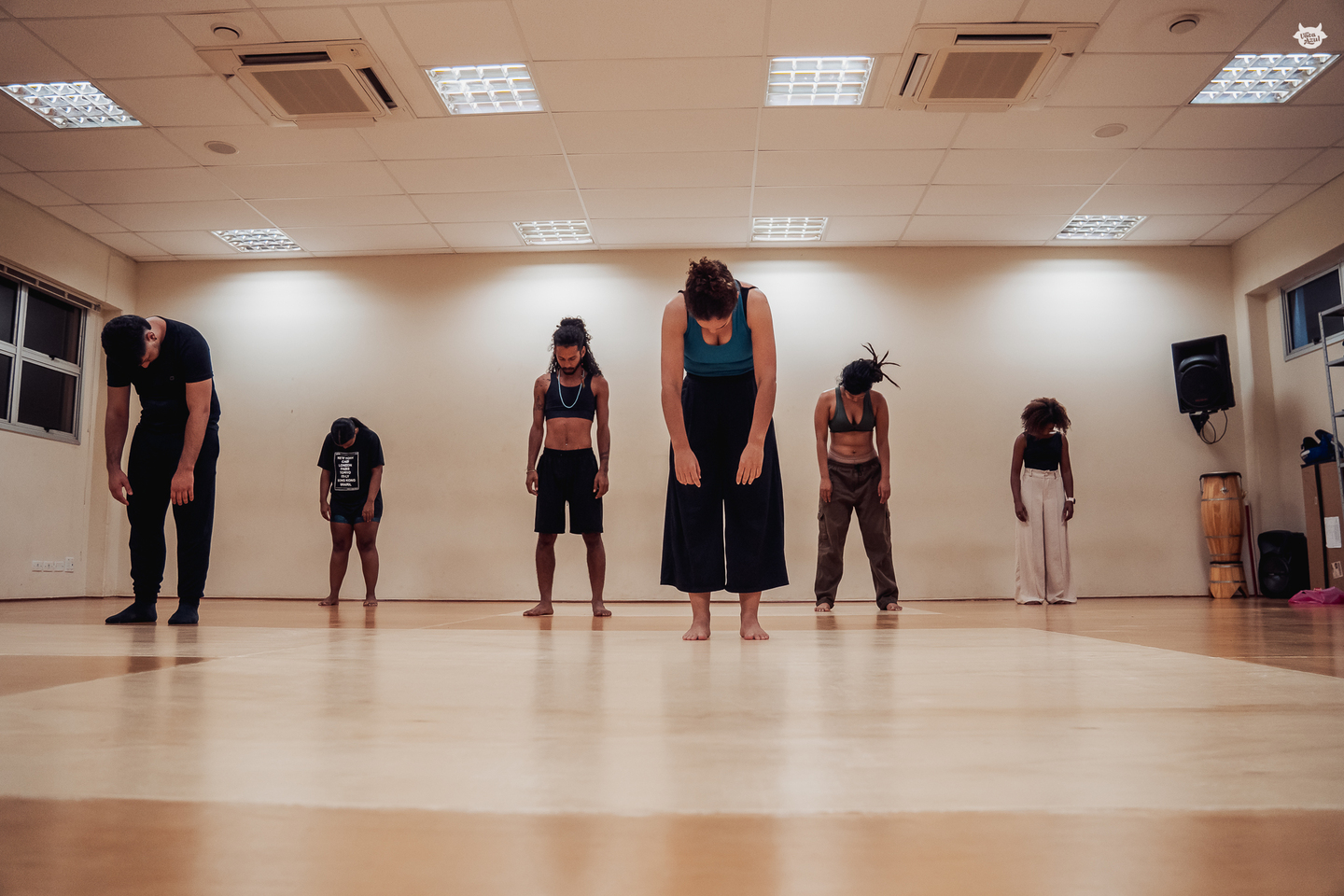 Luiza oferece workshop aos alunos de dança da UEMS em Campo Grande (MS). Foto: Vaca Azul