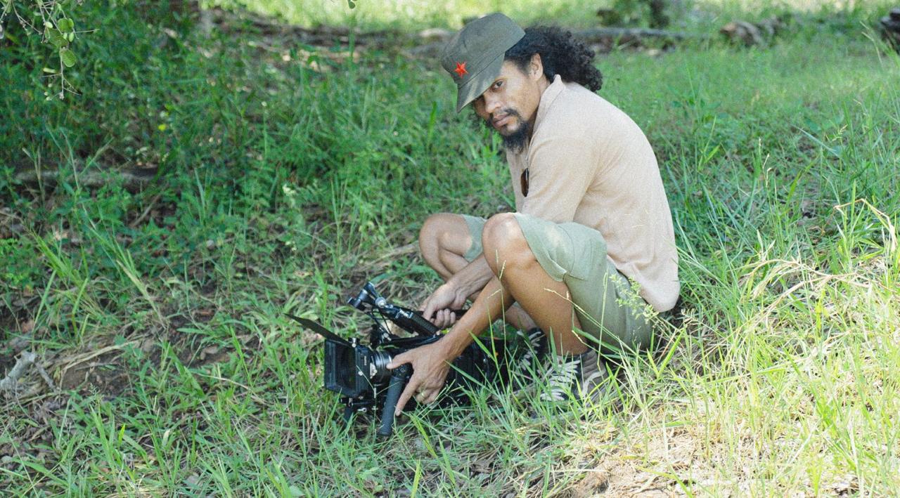 O diretor de fotografia do filme 'A Última Porteira', Deivison Pedrê. Foto: João Gutierre