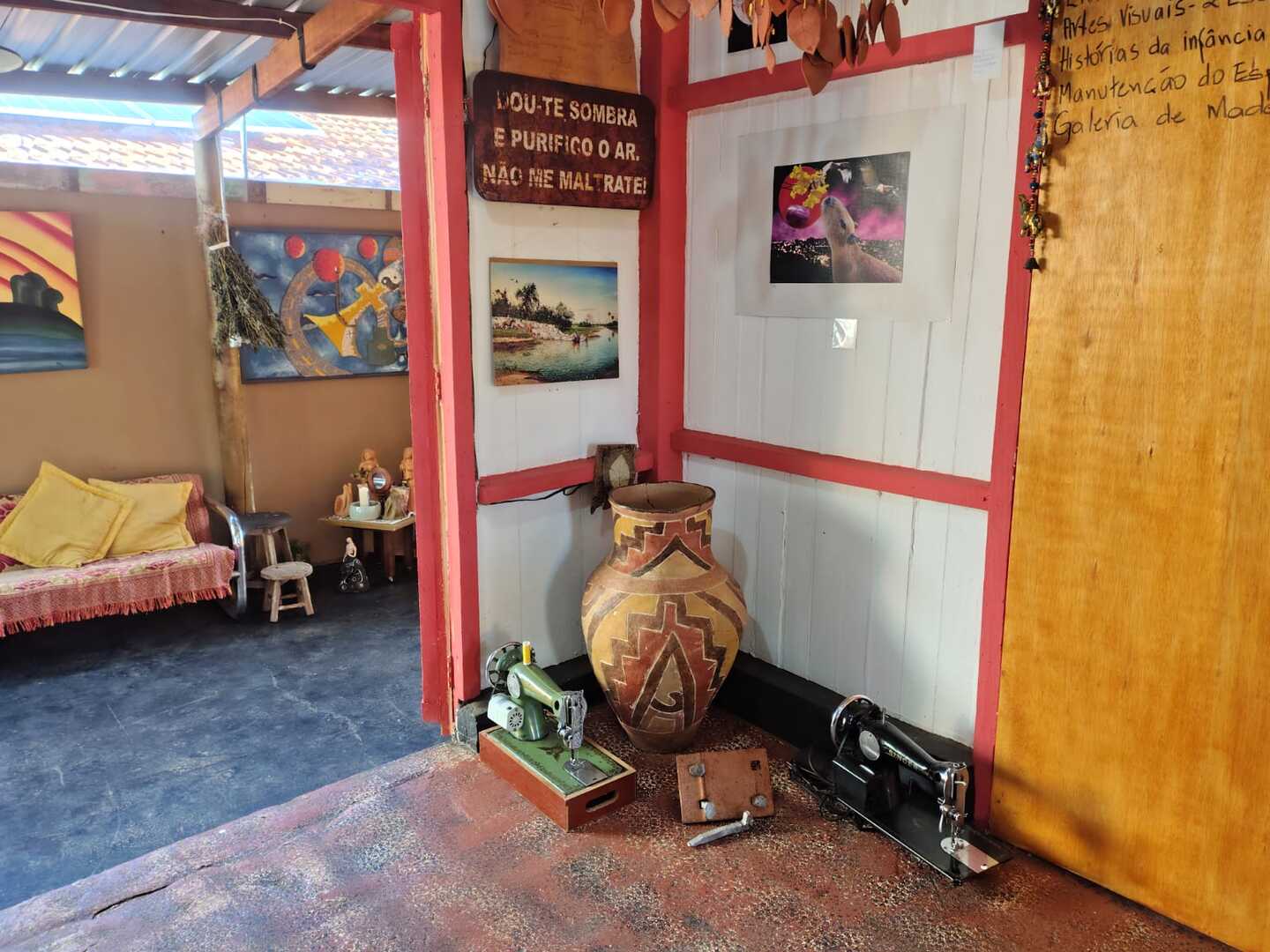 Local é abrigo da arte que retrata o MS.