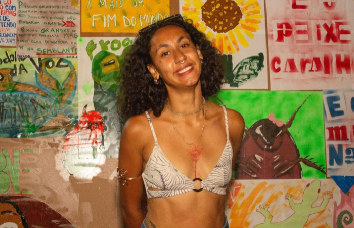 Idealizadora do projeto, Bejona | Foto: Hanna de Souza