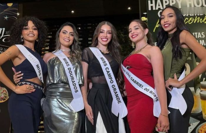 As candidatas finalistas do Miss Universe MS. Foto: Redes sociais