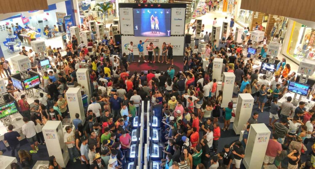 m dos eventos passados realizados pelo Museu do Videogame Itinerante (Imagem: Reprodu&ccedil;&atilde;o / Facebook - Arquivo do Museu do Videogame Itinerante)