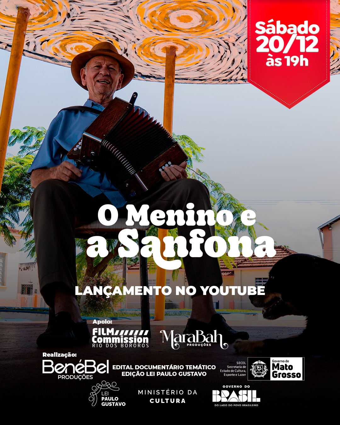 Cartaz do filme "O Menino e a Sanfona" | Foto: Divulga&ccedil;&atilde;o