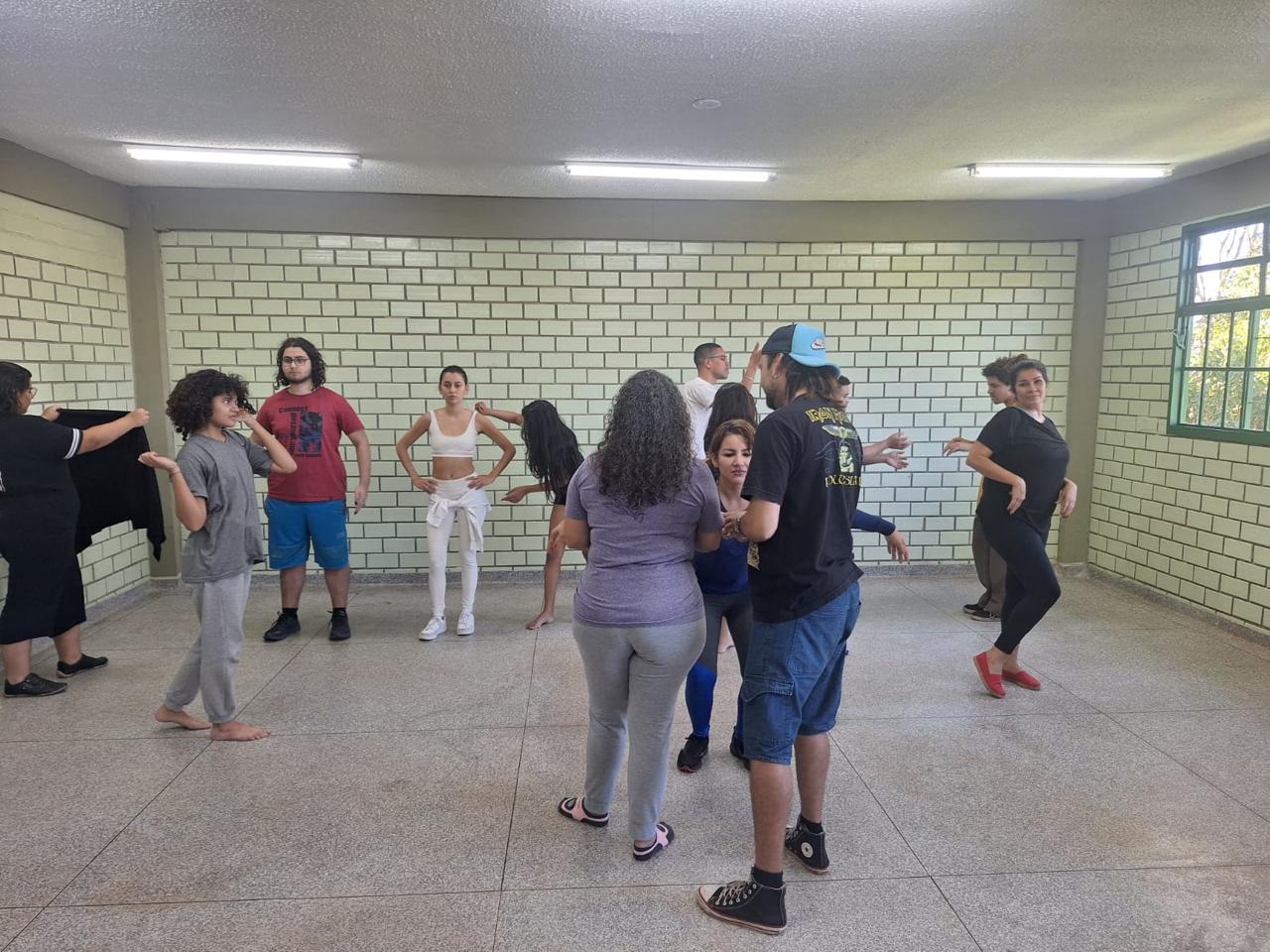 Ensaio do espet&aacute;culo Jo&atilde;o e Maria | Foto: Arquivo do Professor