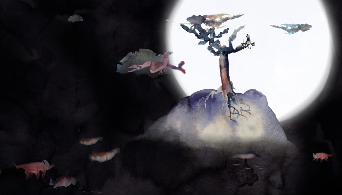 Noite na anima&ccedil;&atilde;o O Menino que Engoliu o Sol | Foto: Miguel Angeo e Eduardo Duval.