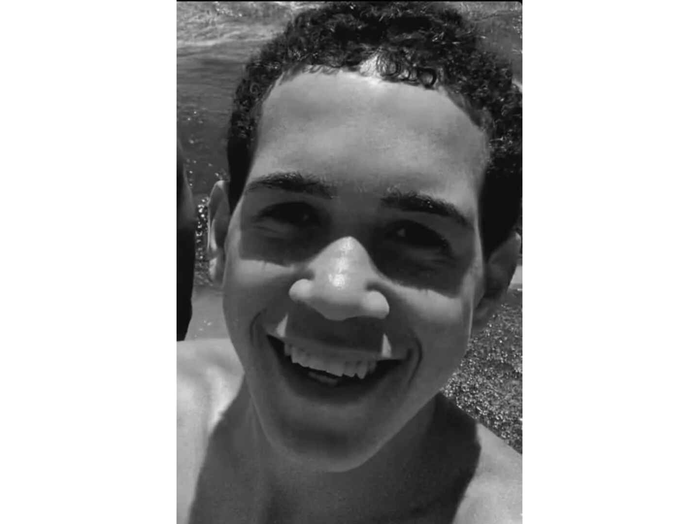 O eterno sorriso de Preto. Foto: arquivo da fam&iacute;lia