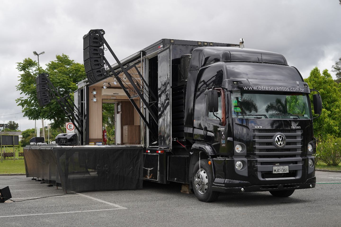Caminh&atilde;o equipado com palco e som deve circular por 40 munic&iacute;pios de MS. Foto: Reprodu&ccedil;&atilde;o