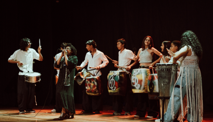 A&ccedil;&atilde;o art&iacute;stica realizada no projeto | Foto: Instituto Projeto Livres