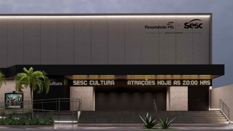 Assim seria a fachada do pr&eacute;dio Cine Campo Grande se o Sesc MS tivesse cumprido o acordado.