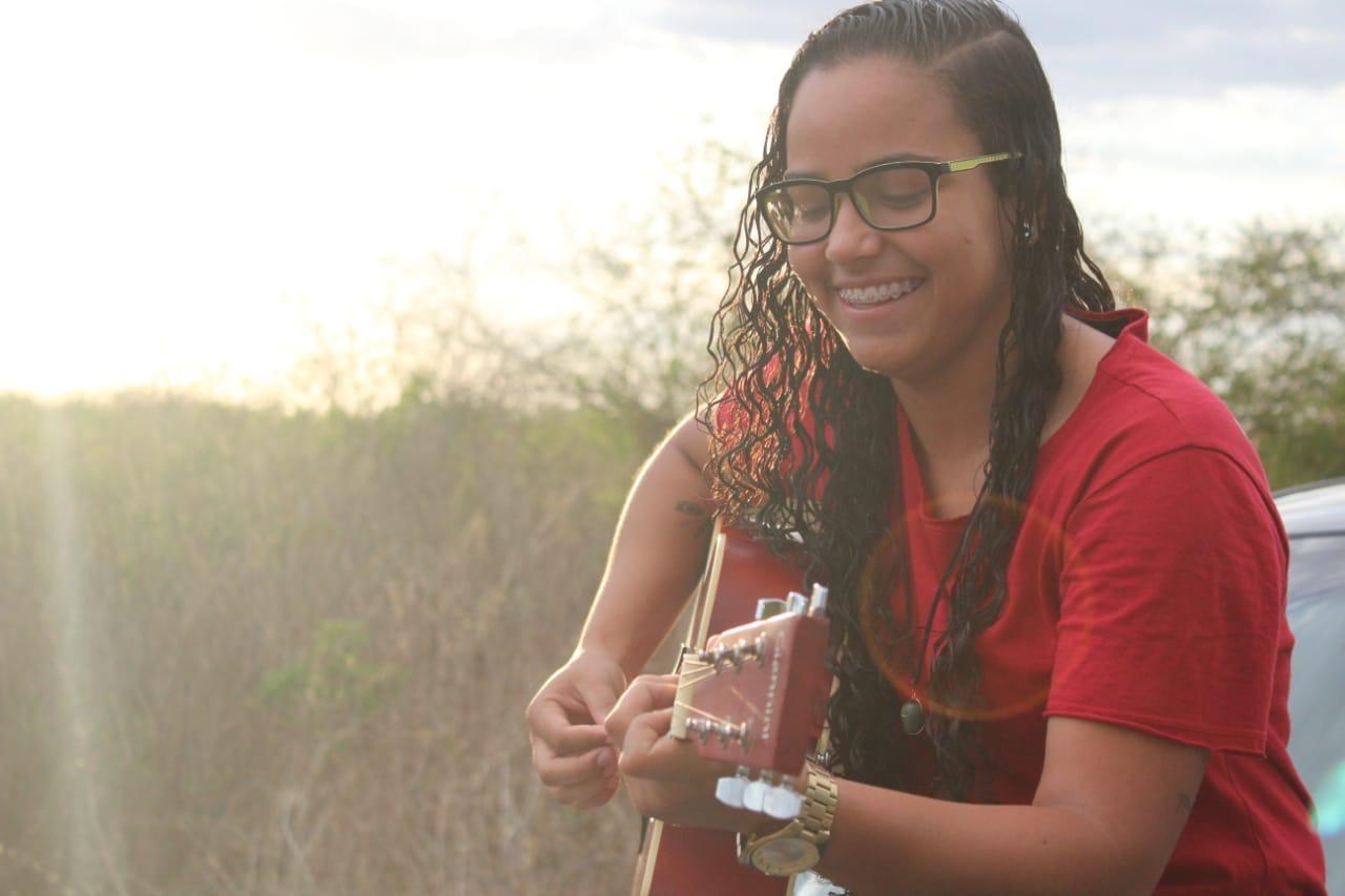 Larissa Chaves no in&iacute;cio da sua carreira | Foto: Ezequiel Lima