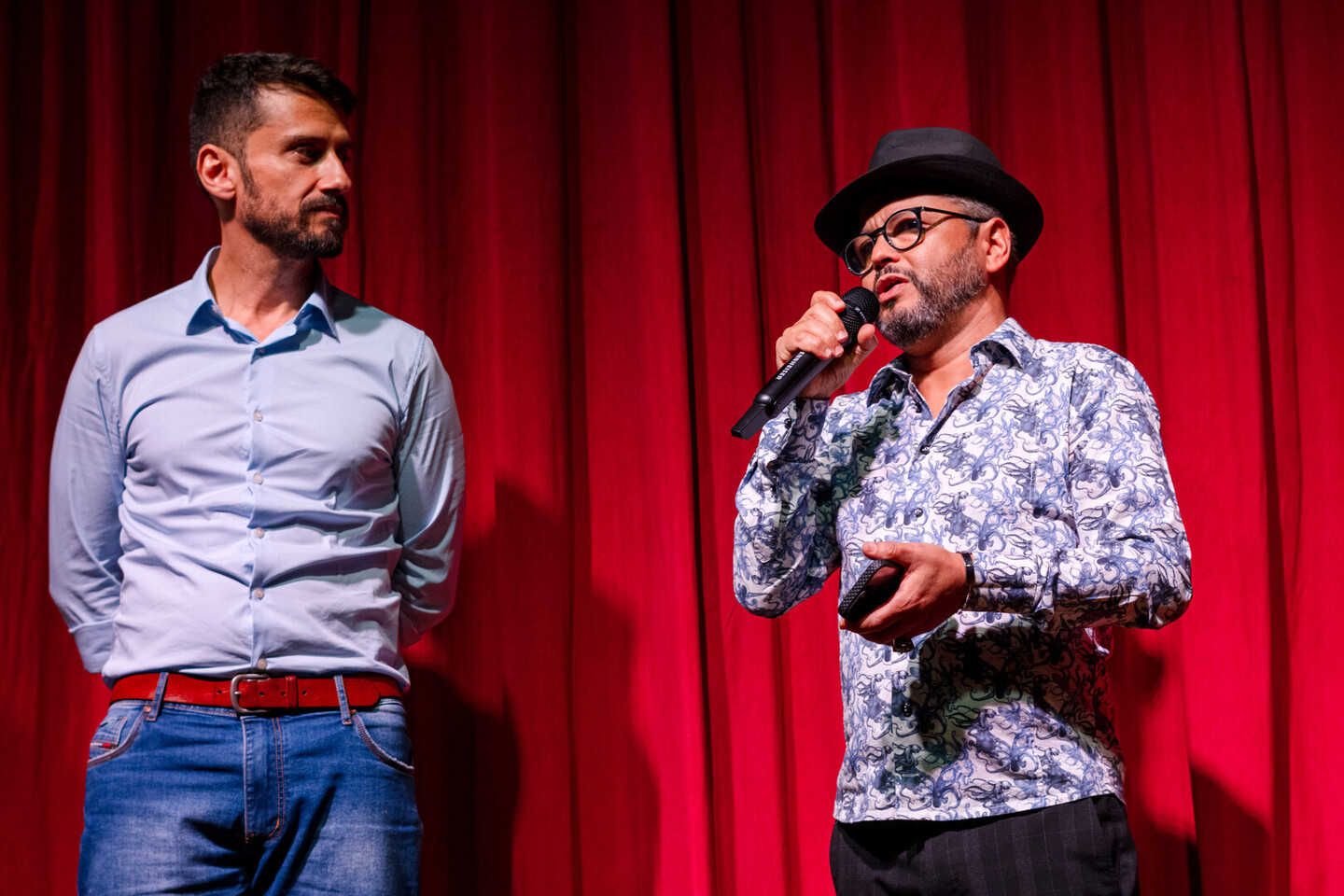 O diretor presidente da Fundtur  Bruno Wendling e o diretor do festival Curta Campo Grande, Danon Lacerda. 
